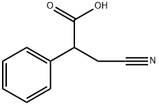 3-氰基-2-苯基丙酸,442542-97-4,结构式