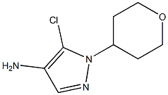 5-Chloro-1-(tetrahydro-pyran-4-yl)-1H-pyrazol-4-ylaMine