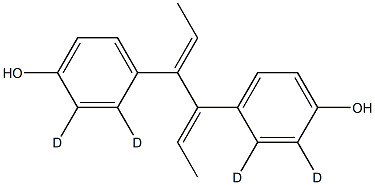  4,4'-[(1Z,2Z)-1,2-Diethylidene-1,2-ethanediyl]bisphenol-d2