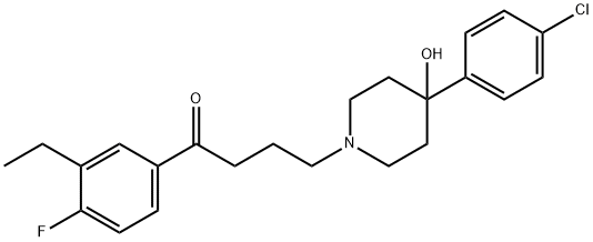 4-[4-(4-Chlorophenyl)-4-hydroxy-1-piperidinyl]-1-(3-ethyl-4-fluorophenyl)-1-butanone