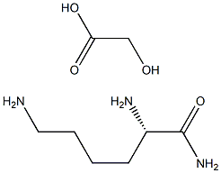 Glycolic acid-lysine-aMide 结构式