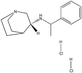 N-((R)-1-PHENYLETHYL)QUINUCLIDIN-3-AMINE (DIHYDROCHLORIDE),,结构式