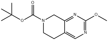 2-甲氧基-5,6,7,8-四氢吡啶并[3,4-D]嘧啶 结构式