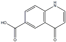 4-Oxo-1,4-dihydro-quinoline-6-carboxylic acid Structure