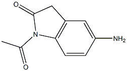 1-acetyl-5-aMinoindolin-2-one Structure