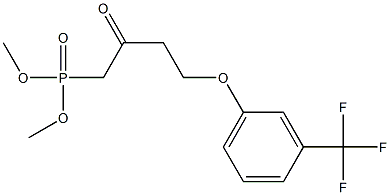 [2-oxo-4-(3-trifluoroMethyl-phenoxy)-butyl]-phosphonic acid diMethyl ester Struktur