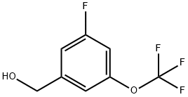 3-氟-5-(三氟甲氧基)苯甲醇 结构式