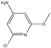 2-Chloro-6-Methoxy-pyridin-4-ylaMine 化学構造式