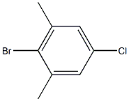 4-溴-3,5-二甲基氯苯,,结构式