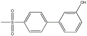 4'-Methanesulfonyl-biphenyl-3-ol,,结构式