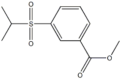 Methyl 3-(isopropylsulfonyl)benzoate Structure