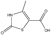 4-Methyl-2-oxo-2,3-dihydro-thiazole-5-carboxylic acid 结构式