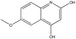 6-Methoxy-quinoline-2,4-diol Structure