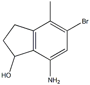 7-aMino-5-broMo-4-Methyl-2,3-dihydro-1H-inden-1-ol|7-氨基-5-溴-4-甲基-2,3-二氢-1-羟基茚