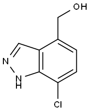 7-Chloro-4-hydroxyMethyl-1H-indazole Structure