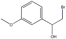 2-broMo-1-(3-Methoxyphenyl)ethanol 化学構造式