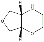 (4aS,7aS)-hexahydro-2H-furo[3,4-b][1,4]oxazine Struktur