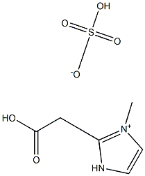 1-羧甲基-3-甲基咪唑硫酸氢盐,879270-11-8,结构式