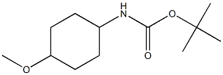 tert-butyl 4-MethoxycyclohexylcarbaMate Structure