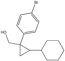 (1-(4-broMophenyl)-2-cyclohexylcyclopropyl)Methanol Structure