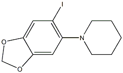 1-(6-iodobenzo[d][1,3]dioxol-5-yl)piperidine Structure