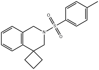 2'-tosyl-2',3'-dihydro-1'H-spiro[cyclobutane-1,4'-isoquinoline] Structure