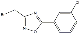 3-(broMoMethyl)-5-(3-chlorophenyl)-1,2,4-oxadiazole|