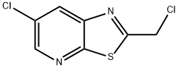 6-クロロ-2-(クロロメチル)チアゾロ[5,4-B]ピリジン 化学構造式