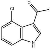 1-(4-chloro-1H-indol-3-yl)ethanone Structure