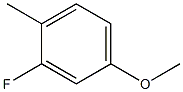 3-氟-4-甲基苯甲醚 结构式