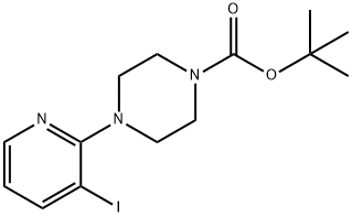 1-BOC-4-(3-碘-2-吡啶基)哌嗪, 902837-43-8, 结构式