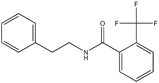 N-(2-phenylethyl)-2-(trifluoromethyl)benzamide Structure