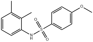 N-(2,3-dimethylphenyl)-4-methoxybenzenesulfonamide 化学構造式