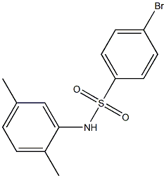 4-bromo-N-(2,5-dimethylphenyl)benzenesulfonamide Structure