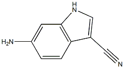 6-氨基-1H-3-氰基-吲哚, , 结构式