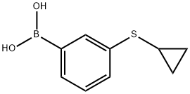 3-(Cyclopropylsulfanyl)phenylboronic acid Structure