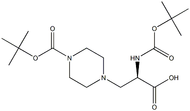  (R)-1-BOC-4-(2-BOC-AMINO-2-CARBOXYETHYL)PIPERAZINE