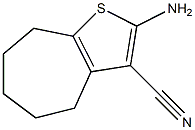 2-Amino-4H,5H,6H,7H,8H-cyclohepta[b]thiophene-3- carbonitrile