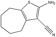 2-Amino-4H,5H,6H,7H,8H-cyclohepta[b]thiophene-3- carbonitrile|