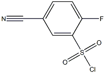 5-cyano-2-fluorophenylsulfonyl chloride|5-氰基-2-氟苯磺酰氯