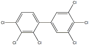 2,3,3',4,4',5'-Hexachlorobiphenyl Solution 结构式