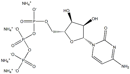 CYTIDINE 5'-TRIPHOSPHATE, AMMONIUM SALT 化学構造式