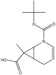 2-tert-Butyl 7-methyl 2-aza-bicyclo[4.1.0]hept-3-ene-2,7-dicarboxylate Structure