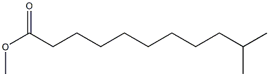 10-Methylhendecanoic acid methyl ester 化学構造式