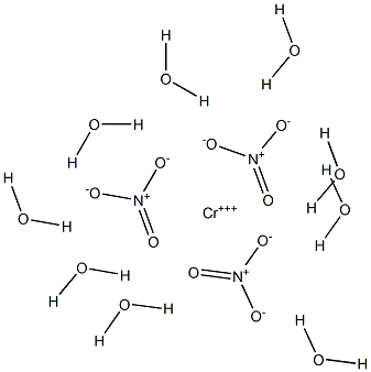 Chromium nitrate nonahydrate, 99.999% 化学構造式