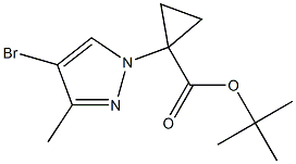  1-(4-BroMo-3-Methyl-pyrazol-1-yl)-cyclopropanecarboxylic acid tert-butyl ester