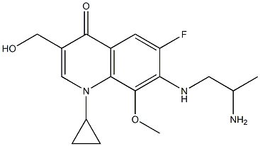 7-(2-aMinopropylaMino)-1-cyclopropyl-6-fluoro-3-(hydroxyMethyl)-8-Methoxyquinolin-4(1H)-one