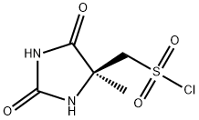 (4-METHYL-2,5-DIOXOIMIDAZOLIDIN-4-YL)METHANESULFONYL CHLORIDE Struktur