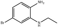5-ブロモ-1-N-エチルベンゼン-1,2-ジアミン 化学構造式
