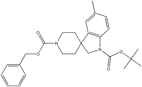  1'-benzyl 1-tert-butyl 5-Methylspiro[indoline-3,4'-piperidine]-1,1'-dicarboxylate